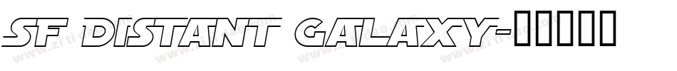 SF Distant Galaxy字体转换